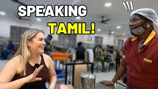 Surprising Strangers by Speaking Tamil  Chennai Vlog [upl. by Akiner]