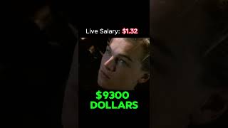 LEONARDO DICAPRIO Made BANK while filming TITANIC leonardodicaprio salary networth [upl. by Neale485]