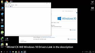 Wintel cx w8 Windows 10 Driver [upl. by Casilde]