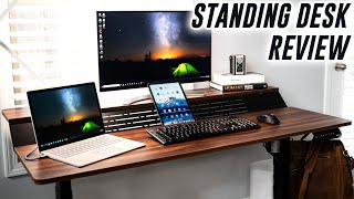 A Standing Desk with a UNIQUE FEATURE  Fenge Standing Desk Review [upl. by Aynnek]