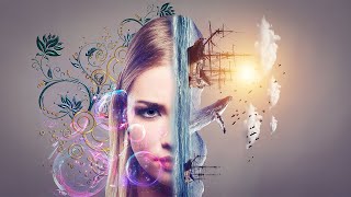 Digital Art Photomontage Photoshop Tutorial [upl. by Yssirc]