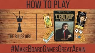 Presidents Day Special  How to Play Trump the Game in 3 Minutes  The Rules Girl [upl. by Ahsurej]