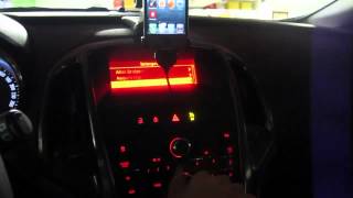 Opel Astra J CD400 USB Alpha Beschleunigung Alpha Acceleration [upl. by Nyltak]