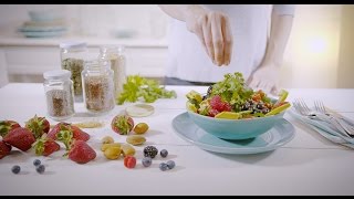 Salada Primavera com rúcula abacate e frutos vermelhos [upl. by Steel]