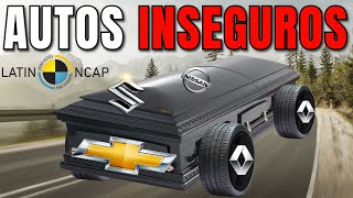 TOP 6 Autos INSEGUROS mas vendidos LATIN NCAP NO COMPRAR [upl. by Larner]