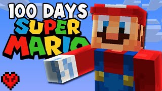 I Survive 100 Days of NEW Super Mario in Hardcore Minecraft [upl. by Curt]