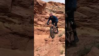 Moab really working that suspension mountainbike shorts mtblife santacruzbicycles mtb moab [upl. by Valentino794]