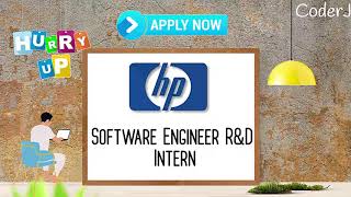 HP Internship  Software Engineer RampD  CoderJ [upl. by Haleigh7]