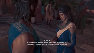 Assassins Creed Odyssey Aspasia Gameplay [upl. by Animahs]