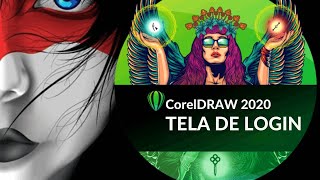 Resolva tela de Login de qualquer Corel Draw coreldraw [upl. by Ryann]