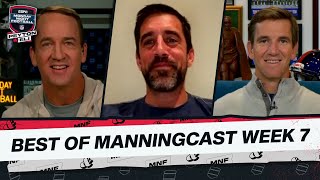 Best of the ManningCast Week 7  Monday Night Football with Peyton amp Eli [upl. by Hcab]