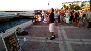 Sword Swallower  Mallory Square Key West ThroughGlass [upl. by Vittorio]