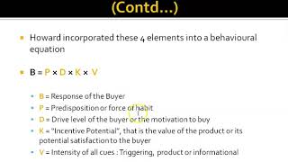 Topic 54  Theories of Personal Selling  Behavioural Equation Theory [upl. by Dupin95]