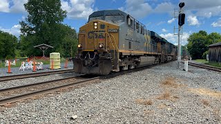 I003 South Kearney to Bedford Park RACES Thru Voorheesville W 310 Axles  Track Speed [upl. by Ydnor]