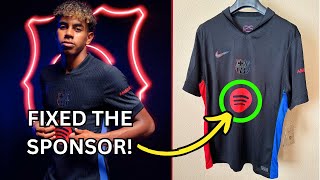 FC Barcelona NEW Away Kit 20242025 Unboxing amp Review ⚫️🔴 [upl. by Hansel225]