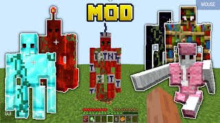 Minecraft GOLEM Mod  Minecraft Extra Mod 🔥  Pojav Launcher [upl. by Norda120]