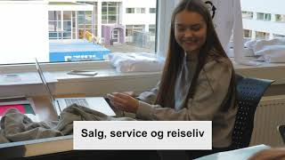 Salg service og reiseliv ved Dalane videregående skole [upl. by Ynohtnakram]