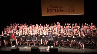 World Choir Games 2014 Riga 10072014 South Africa University of Pretoria Chamerata [upl. by Lovato393]