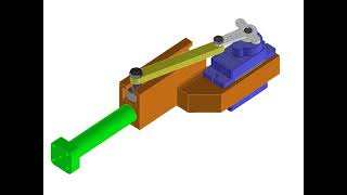 Linear motion animation with MG90s servo [upl. by Sarita]