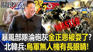 金正恩被普丁耍了「暴風部隊被當砲灰」來不及交火就團滅？！ 倖存北韓兵吐驚險時刻「烏軍無人機像長了眼睛」怎麼死的都不知道？！【關鍵時刻】劉寶傑 [upl. by Nmutua]