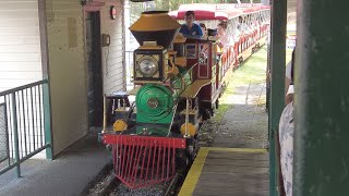 Storytown Train at Six Flags Great Escape • Full Train Ride • 2023 4K [upl. by Rachele]