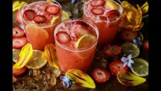 Strawberry Vodka Lemonade Cocktail [upl. by Leva690]