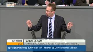 Bundestag  Arbeitsprogramm der EU am 17012014 [upl. by Cora]