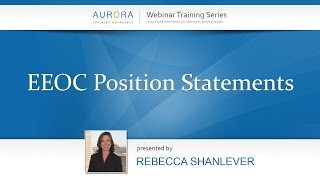 Preview  EEOC Position Statements [upl. by Hultin]