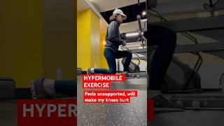 HYPERMOBILE EXERCISE modifications ehlersdanlos exercise hypermobilitysyndrome hypermobile hsd [upl. by Veno]