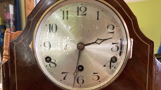 1930s Mantel Clock with Westminster Favori amp English Whittington Chimes [upl. by Oliy]