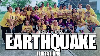 EARTHQUAKE  FLIRTATIONS  80s dance  retrodance  DANCE FITNESS  ZIN BEL  SIMPLE DANCE [upl. by Wyne]