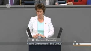 Sabine Zimmermann DIE LINKE Lohndumping im Einzelhandel stoppen  Tarifverträge stärken [upl. by Zacharias]