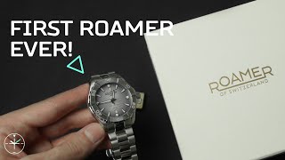 Roamer Deepsea 200 Unboxing amp Impressions  Affordable Swiss Made Diver [upl. by Quirita]