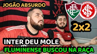 REACT MELHORES MOMENTOS FLUMINENSE 2x2 INTERNACIONAL  DECISÃO NO BEIRA RIOFLUMINENSE BUSCOU NO FIM [upl. by Valry]