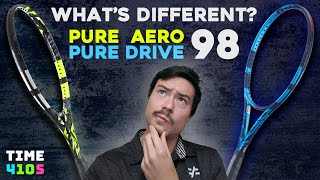 Pure Aero 98 vs Pure Drive 98  Racket Review [upl. by Ellimaj]