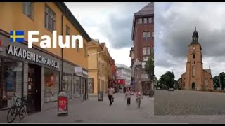 Walk in Falun City amp Falu Koppargruva  4K [upl. by Favianus269]