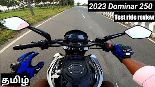 New Bajaj Dominar 250 2023Test ride reviewspecsfeaturesonroad pricemileage in tamil [upl. by Charles]