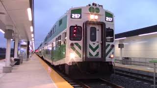 Classic GO Trains on the Stouffville Line 12242023 [upl. by Ursulette]