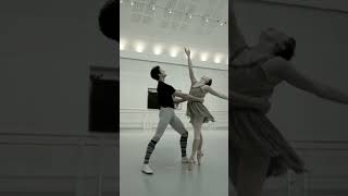 Manon Rehearsals  Reece Clarke and Natalia Osipova [upl. by Komara]