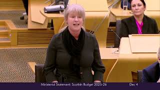 Ministerial Statement Scottish Budget 202526  4 December 2024 [upl. by Yorel555]