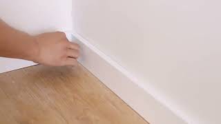 Installation of PS Skirting Board  Intco Decorskirtingboard [upl. by Ynafetse]