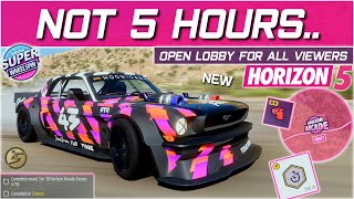 100 WHEELSPINS  The Most TIME CONSUMING Accolade in Forza Horizon 5 Update 30 Live Stream [upl. by Aisaim780]