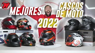 TOP 7 Mejores CASCOS DE MOTO 2022 ¿Cuál es mejor 🤩🔝 [upl. by Ulphi]