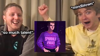 Tommy and Phil Reacts to CG5  Sparkly Abs [upl. by Akinad]