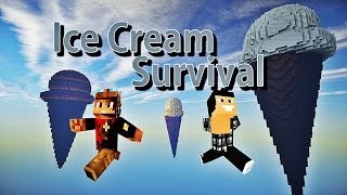 Minecraft  Ice Cream Survival Ep7 LE RETOUR [upl. by Helbonia]