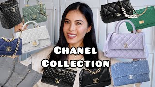 Updated Chanel Handbag Collection 2023 16 Handbags [upl. by Prue]