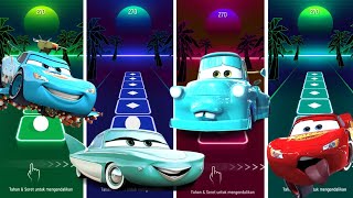 🏎️ Tow Mater vs Dinoco King vs Lightning Mcqueen vs Cursed Miss Fritter \ Coffin Dance 🎯 [upl. by Corotto]