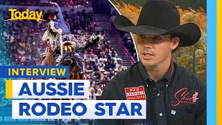 Today meets topranking young Aussie cowboy  Today Show Australia [upl. by Eudo]