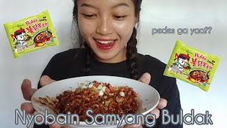 NYOBAIN SAMYANG BULDAK🍝 😱 [upl. by Olegnalehcim]