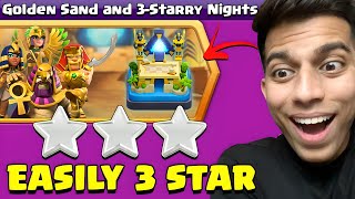 Easiest Way to 3 Star Golden Sand and 3 Starry Nights Challenge in Clash of Clans [upl. by Ohs456]